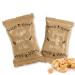 Logbuch-Verlag 25 Small peanut bags nice that you are there small gifts guests for all fixed 6 x 10 cm attention Goodie 10 g (25 pack) brown black