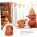 HOMSFOU Pumpkin Lantern Ornament Halloween Decor Trick or Treat Pumpkin Lamp Plastic Jack o Lantern Pumpkins Festival Ornament Halloween Lantern Halloween Light Decor 3d Hollow Out Pe Led Orange 16X12CM - Buy Online on GoSupps.com
