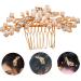 MAGICLULU Accessories Hair Side Comb for Girl Bride Hair Side Comb Tiara Hair Comb for Women Pearl Hair Comb European and American Headgear Crown Hair Accessories Women's Rhinestones - Buy Online on GoSupps.com