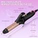 Mini Hair Curler - 1 Inch Barrel Ceramic Curling Iron for All Hair Types Quick Heating 450 Travel-Friendly Dual Voltage Wand with Heat-Resistant Glove - Shop Now - Buy Online on GoSupps.com