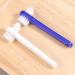 Exceart Double Prosthesis Cleaning Toothbrush - 2 Pack Durable & Portable Large Head Denture Care (White) - Buy Online on GoSupps.com