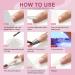 PEACECOLOR Poly Nail Gel and 3 Colors Poly Extension U-V Gel for Nails Pink Light White U-V Gel with 30ml Nail Slip Solution Gel for Nails Builder - Buy Online on GoSupps.com