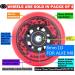 AOWISH 80mm Inline Skate Wheels 4-Pack - Outdoor Asphalt Formula 85A Replacement Wheels with ABEC-9 Bearings and Spacers (Red) - Buy Online on GoSupps.com