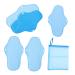 Beavorty 3 sets 6-ply women's bonds from Polarfleece AktivkoChlepad overnight reusable fabric pads women's suits cloth bags for women's bandages Miss Washing Pul-fabric pads