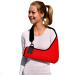 Arm Sling Adult (S red/black trim) Feel Safe Easy to Fit Cooling Fabric Technology Fits R or L. S Red/Black