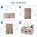 Large Khaki Diaper Caddy Organizer for Changing Table - Nursery Storage Bin Basket with Handle - Felt Diaper Holder Suitable for Indoor Outdoor - Buy Online on GoSupps.com