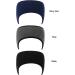 BBTO Ear Warmer Headband Set - Winter Fleece Headbands for Women Men in Black, Gray, Navy - Buy Online on GoSupps.com