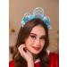 IYOU Sknowflake Headband Blue Light up Hair Hoop Costume Christmas Hair Accessories for Girls - Buy Online on GoSupps.com