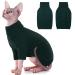 Iecoii dog sweater sweater for dogs dog sweaters for small medium-sized large dogs warm turtleneck dog sweater winter dog clothing for cats Chihuahua French bulldog Labrador X-Small green