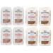 Rummo Wholemeal Pasta Trial Pack 4 Striped Pens + 4 Italian Fusilli Pasta (8 x 500 g)