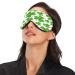 WELLDAY Sleep Mask St. Patrick's Day Clover Pattern Night Eye Shade Cover Soft Comfort Blindfold Blockout Light Adjustable Strap for Men Women - Buy Online on GoSupps.com
