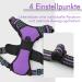 Rabbitgoo Medium Dog Harness - No Pull Adjustable Breathable with Reflex Stripes - Safe Control for Large Dogs - Purple (1 Pack) - Buy Online on GoSupps.com