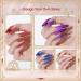 ROSALIND UV Nail Polish Colour Changing Gel Nail Polish Set 10 Pieces Glitter Thermal Shellac Gel Polish UV LED Soak Off Chameleon Gel Polish Set Blue White - Buy Online on GoSupps.com