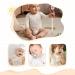 Symbolife Boho Handmade Pacifier Clip for Boys Girls | Braided Baby Holder Leash with Wooden Clips | Unisex Baby Shower Gift - Pattern 2 - Buy Online on GoSupps.com