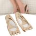 Liyjtk Five Toe Separation Socks - Anti-Slip Peeping Toe Half Socks for Women's Foot Care - Buy Online on GoSupps.com