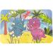 CounterArt Dinosaurs & Jungle Reversible Plastic Placemat Set - 4 Pack - Made in USA - Buy Online on GoSupps.com