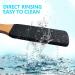 GUZHAIREN Double Sided Foot Files Pumice Stone Exfoliating Pedicure Rasp Foot Scrubber with Wooden Handle Remove Hard Dead Skin Callus Dry Rough Cracked Corn Feet in Shower Black - Buy Online on GoSupps.com