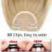 Clip In Bangs Hair Extension - Neat Front Fringe, Thick Hairpiece for Women - Light Brown - Buy Online on GoSupps.com