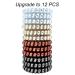 Tanha Spiral Hair Ties 12Pcs - Elastic Phone Cord Hair Coils for Women & Men - Buy Online on GoSupps.com