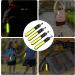 Sylanda LED Flashing Lights for School Bags | 4-Piece Waterproof Reflector Set | Safety Lights for Kids' Backpacks | Ideal for Hiking & Jogging - Yellow - Buy Online on GoSupps.com