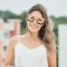ALWAYSUV Oversized Square Blue Light Glasses for Women - Stylish Big Frame Eyewear in Champagne & Black - Protect Your Eyes with Clear Lens Computer Glasses - Buy Online on GoSupps.com