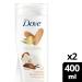 Dove Economy Pack Moisturizer with Katire Butter & Vanilla for Dry Skin - 2 x 400 ml | International Shipping Available - Buy Online on GoSupps.com
