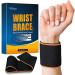 Carpal Tunnel Wrist Brace Adjustable Wrist Support Compression Strap for Wrist Pain Relief Elastic Hand Brace Wraps for Fitness Weightlifting Tendonitis Arthritis Carpal Tunnel Pain Relief Orange