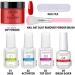 Lofuanna Dip Powder Nail Kit Starter-Red Nail Dipping Powder with Base&Top Coat&Activator&Brush Saver No UV/LED Needed DIY French Nail Art Manicure Easy to Apply for Home or Salon Use 015 - Buy Online on GoSupps.com