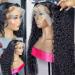 Blomas Deep Wave 28 Inch Human Hair Lace Front Wig for Black Women - 180% Density, Pre-Plucked with Baby Hair, Transparent Lace Frontal - Curly Hair Wig - Buy Online on GoSupps.com
