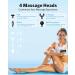 Kebor Mini Massage Gun - Portable Electric Muscle Massager with 5 Intensities, 4 Heads, USB Charging - Black - Buy Online on GoSupps.com