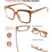 Eyekepper High Quality +2.25 Oversized Rectangular Reading Glasses for Women - Stylish Brown Reading Aid - Buy Online on GoSupps.com