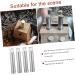 HOMSFOU 6pcs Moxa Pusher Tool Set | Stainless Steel Moxibustion Oven & Cardboard Box Pushers for Effective Therapy - Buy Online on GoSupps.com