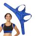 Back Brace Corrector Adjustable Back Corrector | Breathable Corrector Invisible Back Corrector for Breast Shoulder Women Blue X-Large