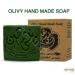 Buy Pure Nablus Green Olive Oil & Laurel Soap - Handmade Vegan Cold Pressed - Ideal for All Skin & Hair Types | International Shipping - Buy Online on GoSupps.com