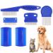 Premium 6-Part Pet Grooming Massage Comb Set for Cats & Dogs - Effective Flea Lice & Tick Removal Tools - Buy Online on GoSupps.com