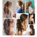 Hair Chignon 22/34 Inch Ponytail Extension Straight Hair Wig Bow Hair Band Synthetic Ponytail Women Extra Long Hair Extensions Messy Bun Hair Piece (Color : 07 Size : 34inches) - Buy Online on GoSupps.com