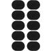 Milageto 10x Sweatproof Sports Stickers - Non-Slip Patches for Fitness Cycling & Climbing - Black Overpatch Tapes - Buy Online on GoSupps.com