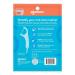 Plackers Twin-Line Dental Flossers 75 Count - Cool Mint Flavor, Dual Action Flossing System with Super Tuffloss for Easy Storage - 2X The Clean - Buy Online on GoSupps.com