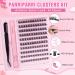 Parriparri DIY Lash Extension Kit - 120Pcs Individual Lashes with Bond and Seal | Cluster Lashes Applicator | Volume Eyelash Extensions Kit for False Eyelashes DIY at Home (8-16MM MIX) - Buy Online on GoSupps.com