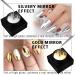 2x8ml Metallic Gel Nail Polish Kit - Glossy Mirror Silver & Gold Chrome Effect for Stunning Nail Art - Soak Off UV/LED DIY Manicure - Buy Online on GoSupps.com