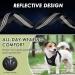 SlowTon Dog Car Harness Seatbelt Set - Adjustable Safety Seat Belt for Trip and Daily Use - Breathable Fabric Vest for Vehicle - L Black - Buy Online on GoSupps.com