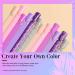 AZUREBEAUTY Dip Powder Set - 6 Pink Violet Purple Glitter Colors for Quick-Drying French Manicure - No Lamp Needed - Buy Online on GoSupps.com