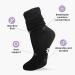 Hyaluxe Women's Diabetic Ankle & Crew Black Socks - Non-Binding Circulatory Cushion - Shoe Size 6-10 - Pair of 2 - Buy Online on GoSupps.com