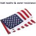 WerkWeit American Boat Flag with Embroidered Stars 12x18 inch Heavy Duty Nylon Sewn Stripes Widely Used for Yacht Boat and other Outdoor Uses - Buy Online on GoSupps.com