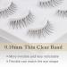 Buy 10 Pairs of Mixed Style False Eyelashes | Emeda Hybrid Natural Lashes - Soft Transparent Band - Best Quality Online - Buy Online on GoSupps.com