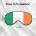 Irish Flag Print Eye Mask | Silk Sleeping Blindfold for Men & Women - Perfect Night Light Blocker - Buy Online on GoSupps.com