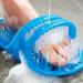 Haotfire New Hot Plastic Bath Shoe Pumice Stone Foot Scrubber Shower Brush Slippers