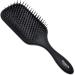 Giorgio Detangling Paddle Brush and Cushion Hair Brush - Large Square Air Cushion Paddle Brush with Ball Tip Bristles - Black Paddle Brush for Men and Women, Wet or Dry, Long, Thick, or Curly Hair