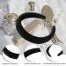 Shop Elegant Crystal Frontal Ligament Hair Bands - Pearl & Imitation Diamond Hair Accessories for Women & Girls | Perfect for Parties & Weddings - Buy Online on GoSupps.com