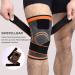 Adjustable Sports Knee Supports - Men & Women - Pain Relief for Meniscal Tear Arthritis Tendinitis - 2-Piece Set (Orange Size M) - Buy Online on GoSupps.com